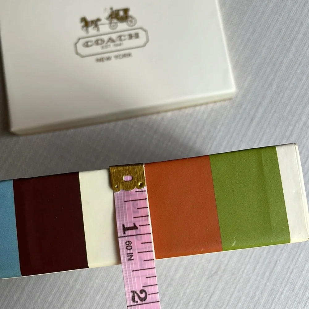 Coach authentic small empty Gift Box with tissue papers